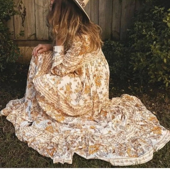 Spell Dresses & Skirts - Spell Meadowland Gown XS Button Thru Florals UFT or Size Swap